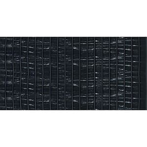Mini Tambour Slats 5/16 in. x 1 ft. x 7.88 ft. Black Marble Glue-Up Decorative Foam Wood Slat Wall (10-Pack)/78.8 sq.ft.