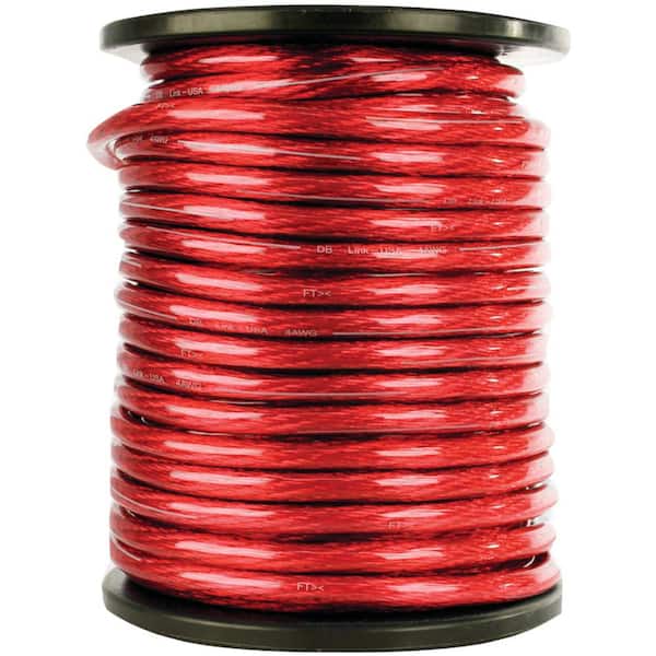 DB Link 100 ft. 4-Gauge Red Elite Superflex Soft-Touch Power Wire