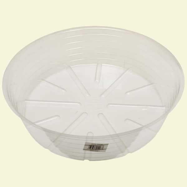Bond Manufacturing 16 in. Deep Clear Plastic Saucer (50-Saucers per Pack)