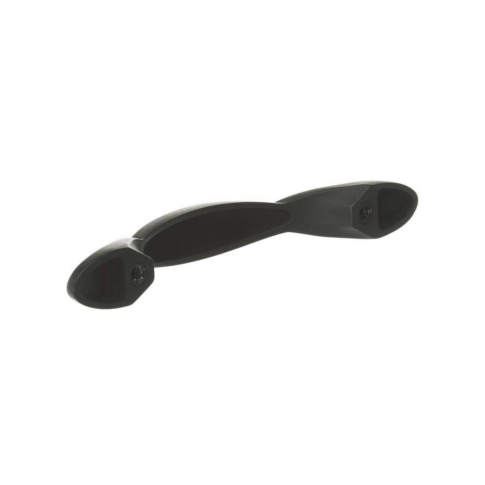 Matte Black Aluminum 4.5'' Arch Cabinet Pulls with Mounting Hardware
