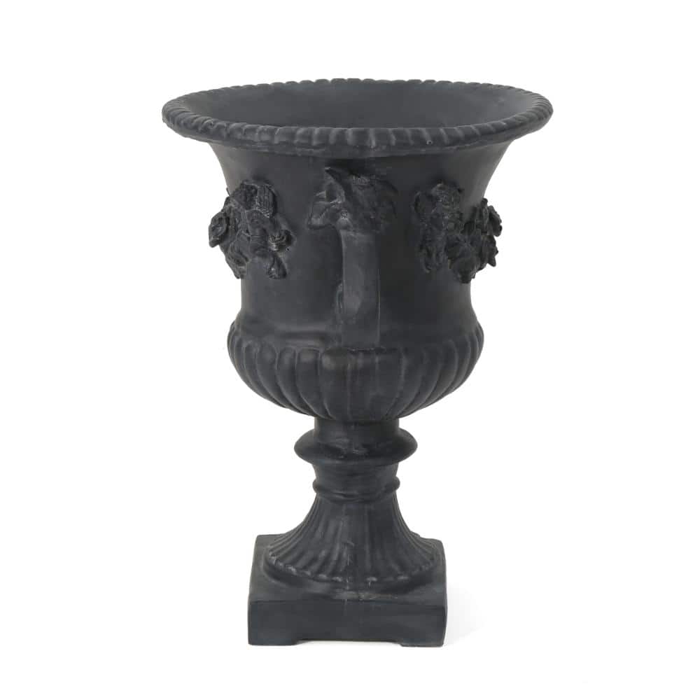 Aster 17.3 in. Antique Black Lightweight Concrete Floor Planter for Indoor Outdoor Use price history on PriceWatchPro