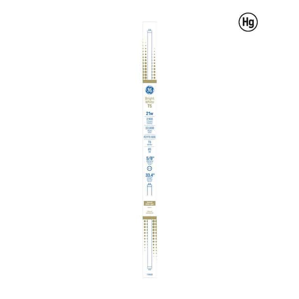 21-Watt Equivalent T5 True White Dimmable Bulb 9-Pack