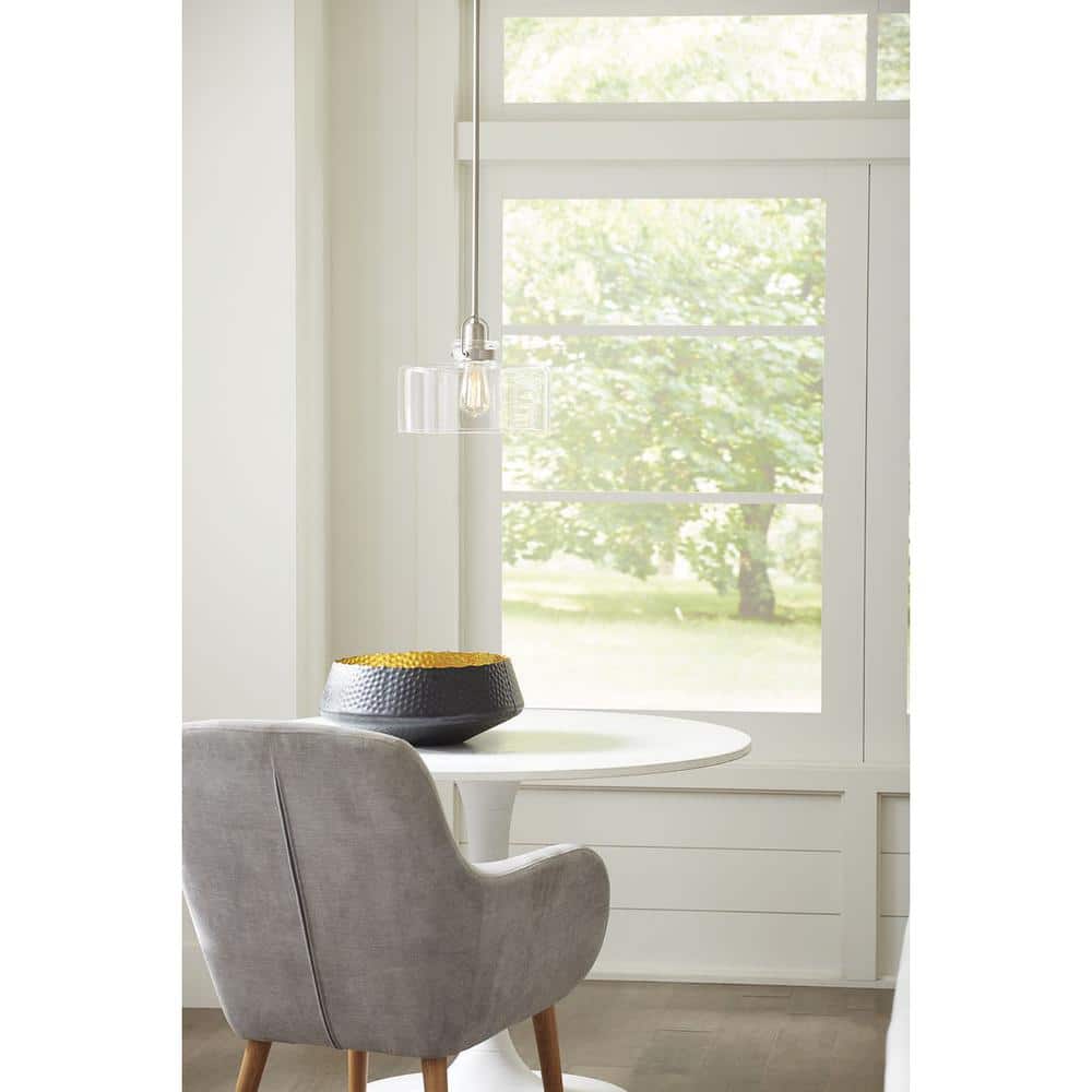 Calhoun Collection 1-Light Brushed Nickel Pendant price history on PriceWatchPro
