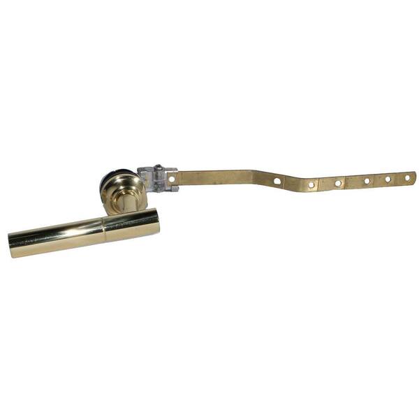 JAG PLUMBING PRODUCTS Universal Fit (4-Way) Contemporary Style Toilet Tank Lever in Polished Brass