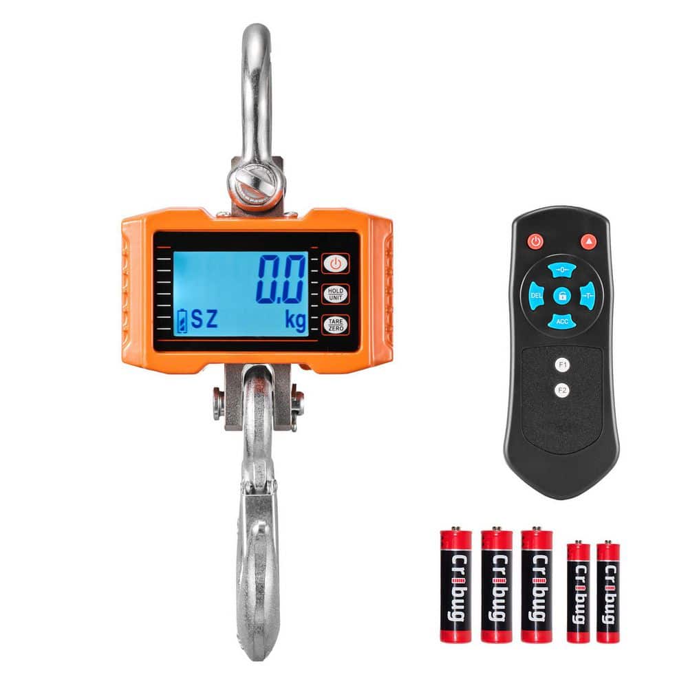 Digital Crane Scale, 4400 lbs. Max Capacity, Heavy Duty Scale, Aluminum Case, LCD, 1 lbs. Division and Remote Control price history on PriceWatchPro