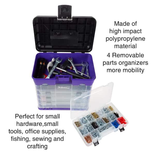 Hoppler Organizer for Wax Seal Kit Tools, Craft Supplies, Beads, Bolts,  Screws, Fishing Tackle, and More. Great Hardware Organizer for Bead Storage