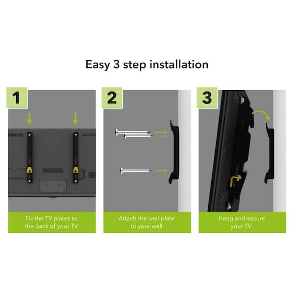 Avf Super Slim Multi Position Tv Wall Mount Instructions Wall Design Ideas