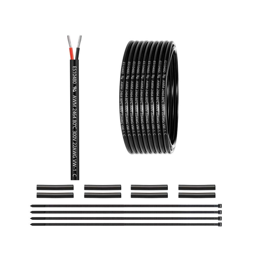 25ft 22 AWG /2-Conductor Stranded Tinned Copper Landscape Lighting Wire PVC Jacket UL2464 Low Voltage Roll price history on PriceWatchPro