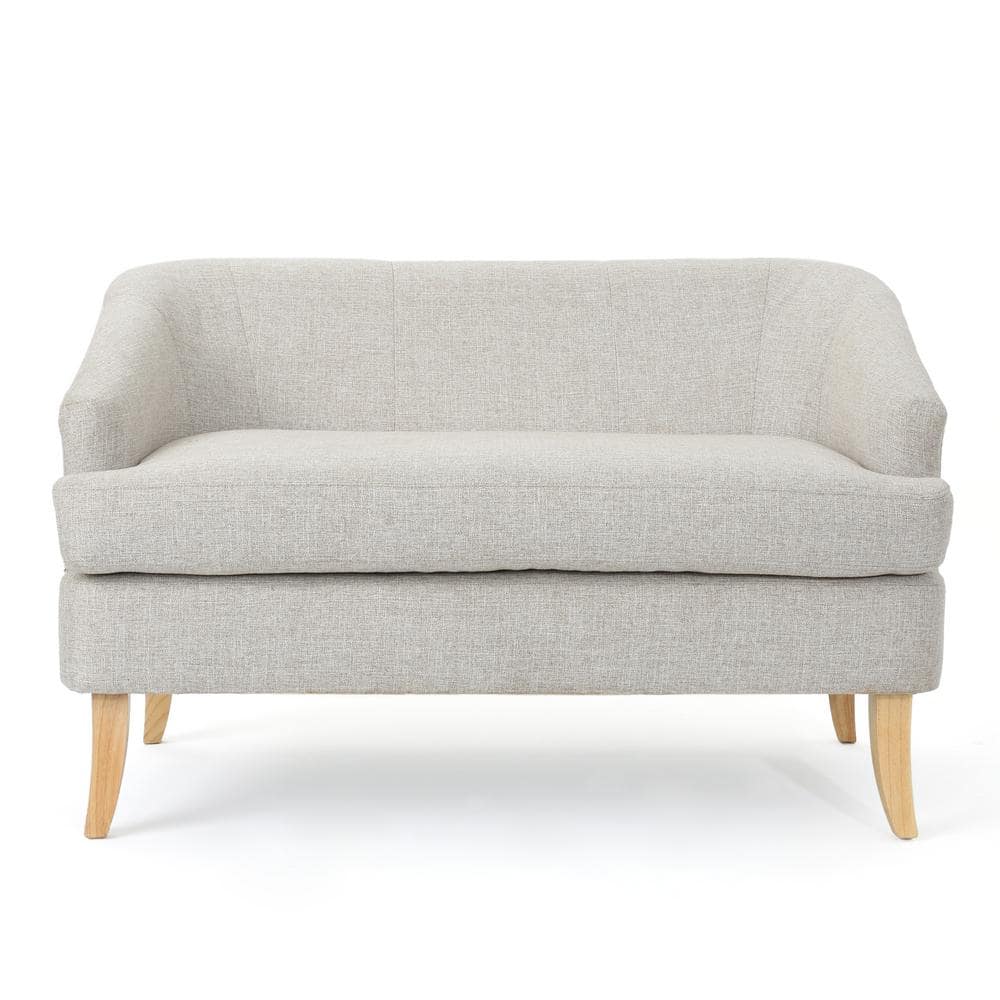 Sheena Beige Polyester 2-Seater Loveseat