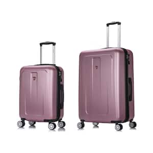 Crypto 20 in. & 28 in. Rose Gold Lightweight Hardside Set (2-Piece)