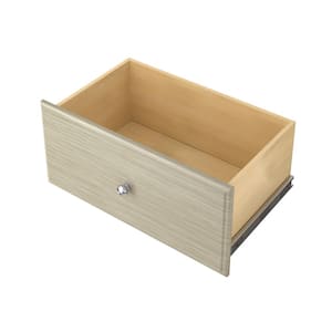 12 in. H x 24 in. W Gray Wood Drawer