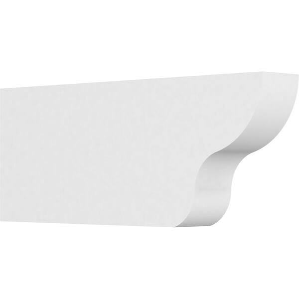 Ekena Millwork 3 in. x 8 in. x 20 in. Standard Greensboro Architectural Grade PVC Rafter Tail Brace