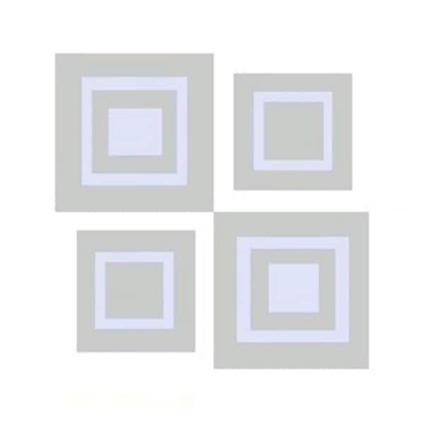 Make Em Move Window Alert UV Modern Square Decal (4-Pack)