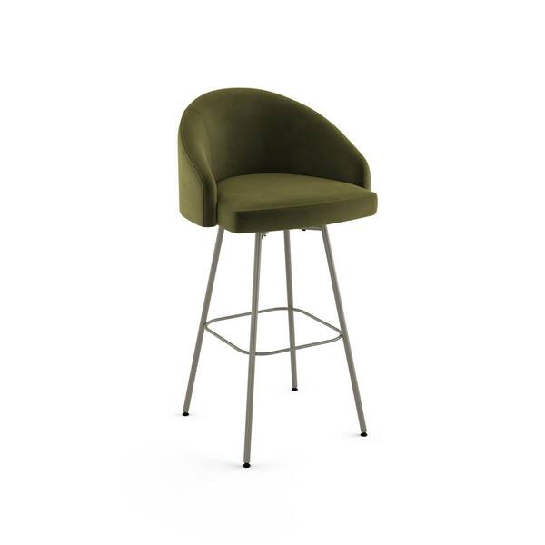 green adjustable bar stool