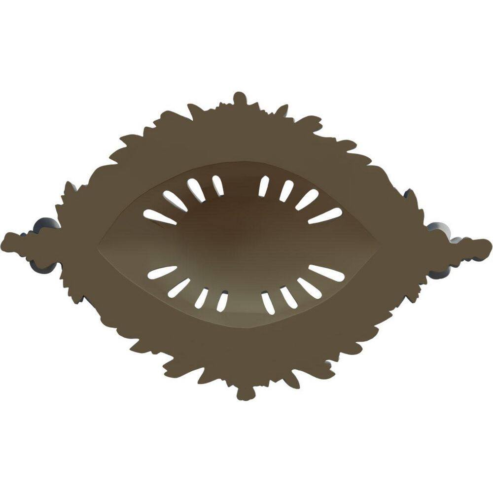 Americana Crackle Hand-Painted Ceiling Medallion 35.88"