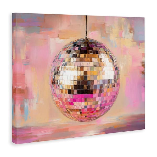Mirrored Disco Ball by Nini Art Unframed Music Graphic Art Print 30 in. x 40 in.