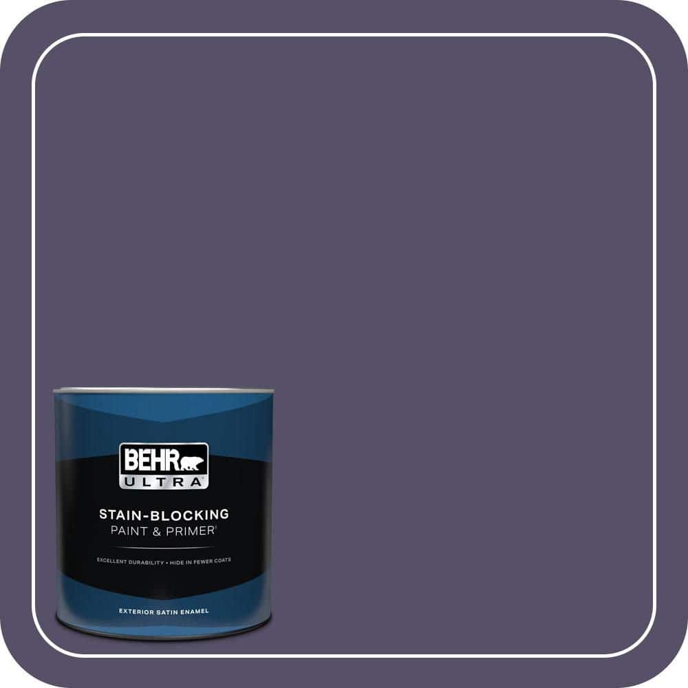 1 qt. #650F-7 Violet Eclipse Satin Enamel Exterior Paint & Primer price history on PriceWatchPro