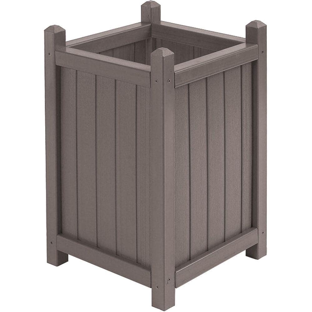 Cal Designs 16 in. Dia Mist All Weather Composite Crown Planter