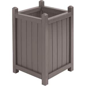 16 in. Dia Mist All Weather Composite Crown Planter