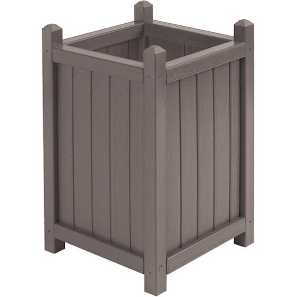 Cal Designs 16 in. Dia Mist All Weather Composite Crown Planter