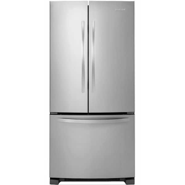 KitchenAid Architect Series II 33 in. W 22.1 cu. ft. French Door Refrigerator in Monochromatic Stainless Steel