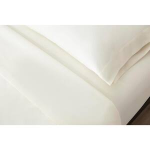 Brushed Soft Microfiber White 4-Piece Full Sheet Set