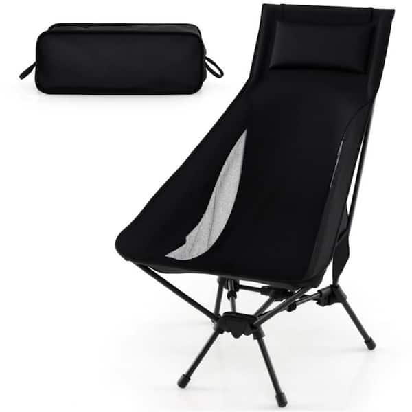 Folding Camping Chair with 0.63 in. Rustproof Aluminum Poles, Fits Hiking, Barbecues, Sports Events, Compact Storage