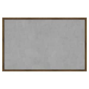 Lucie Light Bronze 33 in. x 21 in Framed Magnetic Board