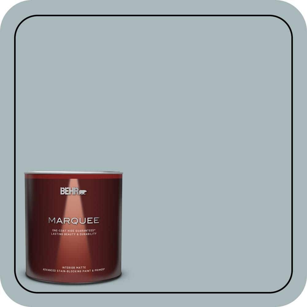 1 qt. #N470-3 Half Sea Fog One-Coat Hide Matte Interior Paint & Primer price history on PriceWatchPro