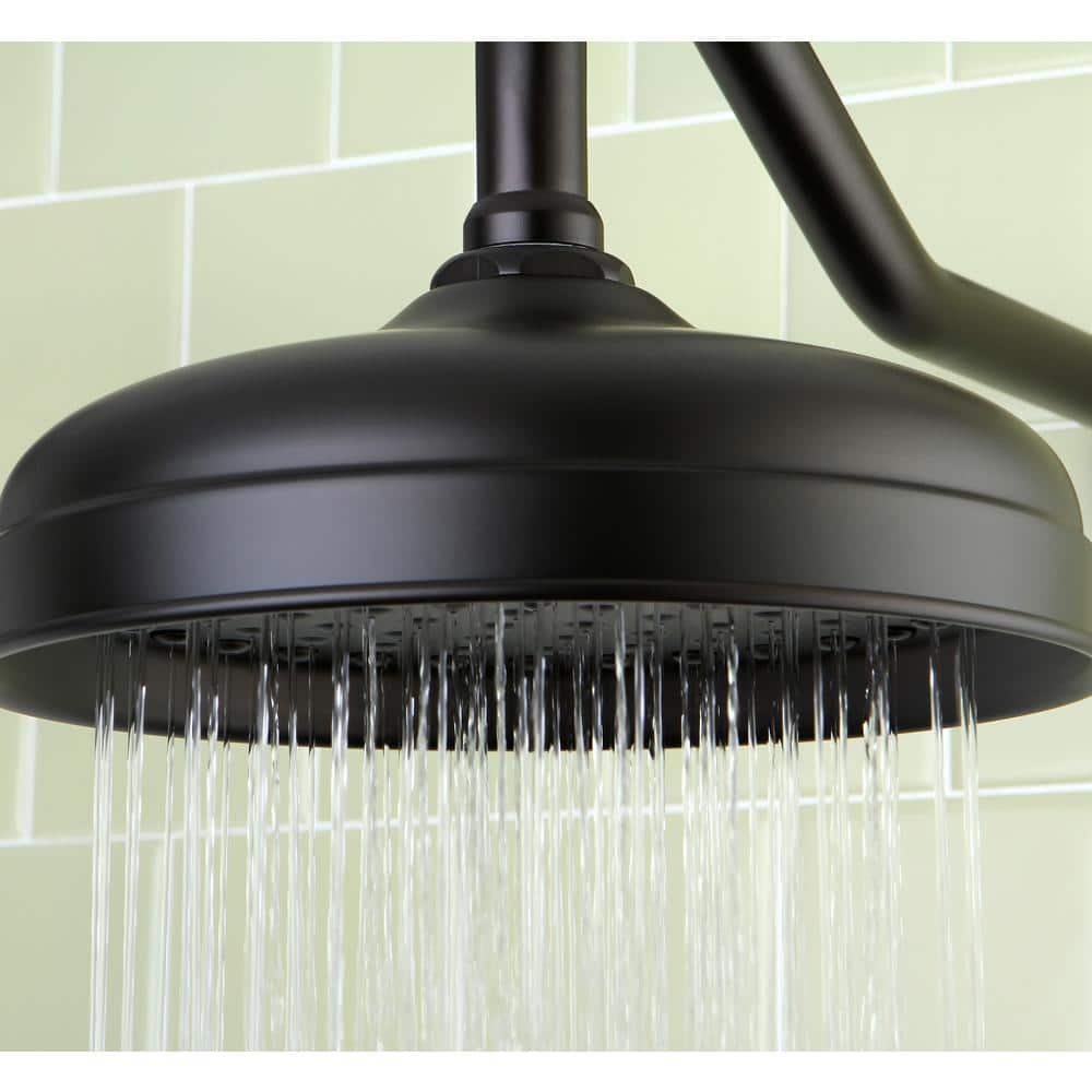 Dark Bronze Victorian Clawfoot Tub Faucet and Shower Combo