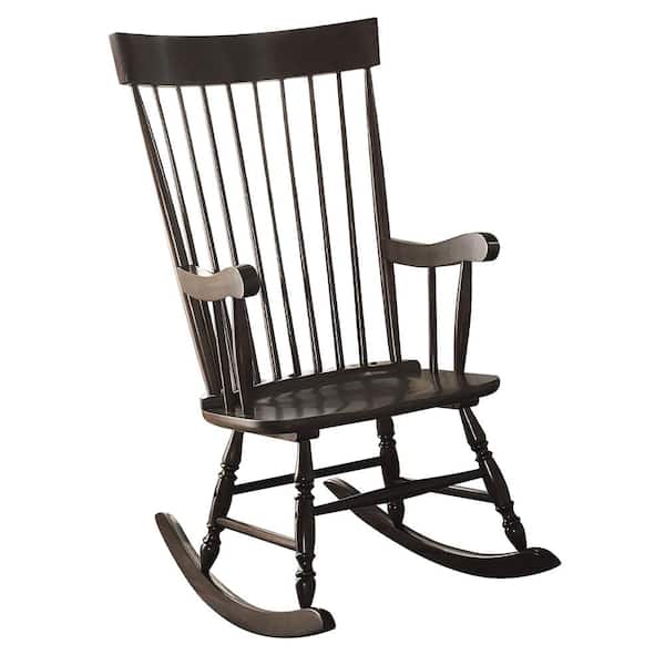 Acme Furniture Arlo Black Wood Rocking Chair