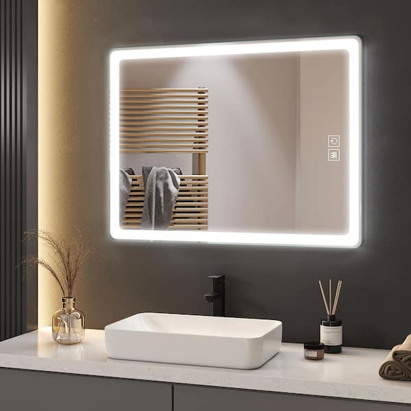  YEELAIT Espejo de baño LED de 40 x 32 pulgadas con