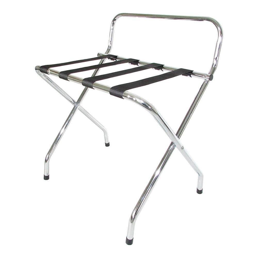 USTECH Chrome High Back Luggage Rack 710571 The Home Depot