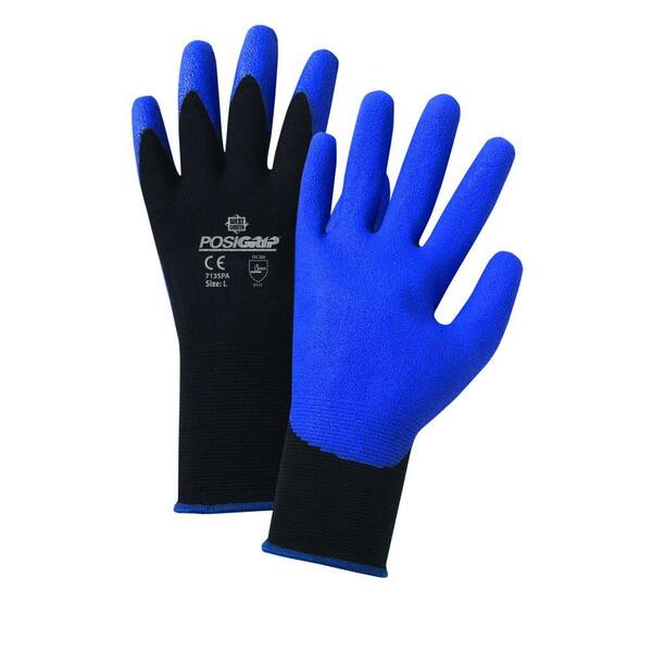 West Chester Air Injected PVC Palm Nylon Dozen Pair Gloves-Extra Small