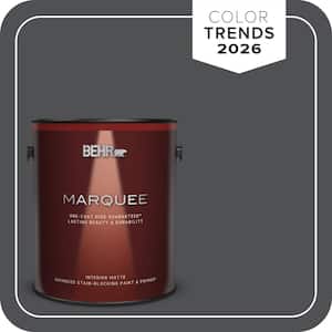 1 gal. #PPU18-01 Cracked Pepper One-Coat Hide Matte Interior Paint & Primer