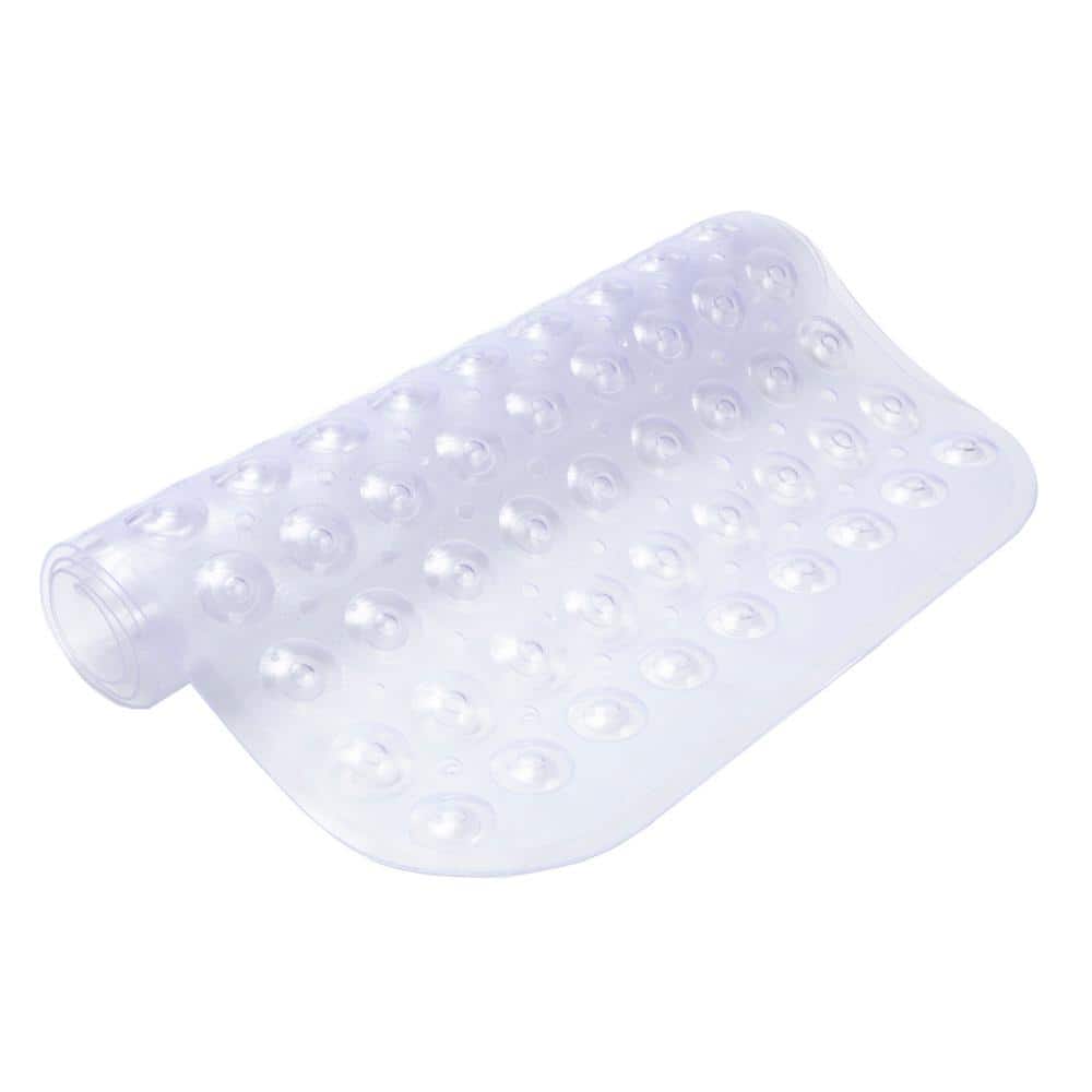 Kenney 15.25 in. W x 30.75 in. L Vinyl Inside-the-Tub Bubble Bath Mat ...