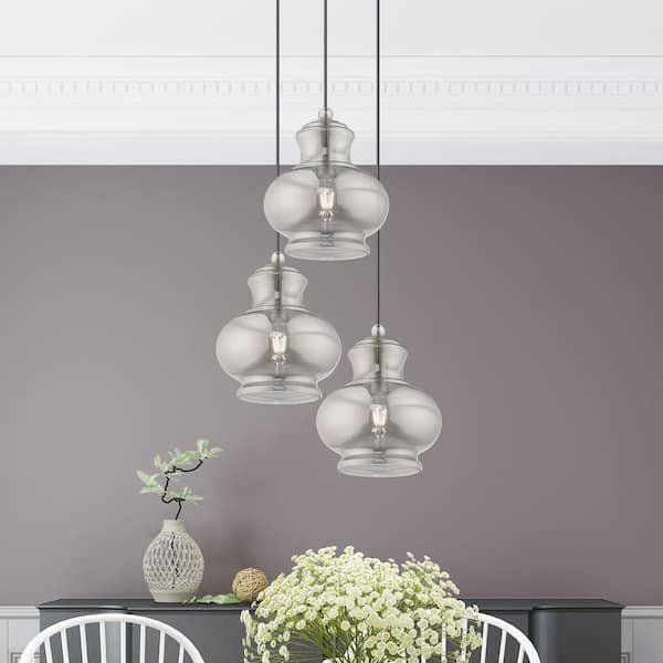AVIANCE LIGHTING Midland 60-Watt 1 Light Silver Finish