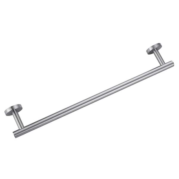 IVIGA Thicken SUS 304 Stainless Steel 20 in. Wall Mount Towel Bar Bath Hardware Accessory Single Towel Rod in Brushed Nickel