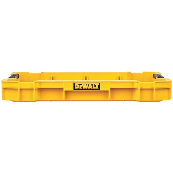 Locking Base Plate For DeWalt Toughsystem 2.0 – Secure Mounting Board For Vans, Trucks, Trolleys, Anti-Slip Design, Black