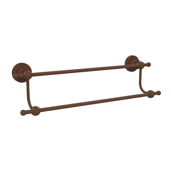 Allied Brass Astor Place Collection 24 in. Double Towel Bar in Antique Bronze