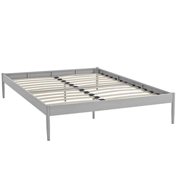 MODWAY Elsie Gray King Bed Frame
