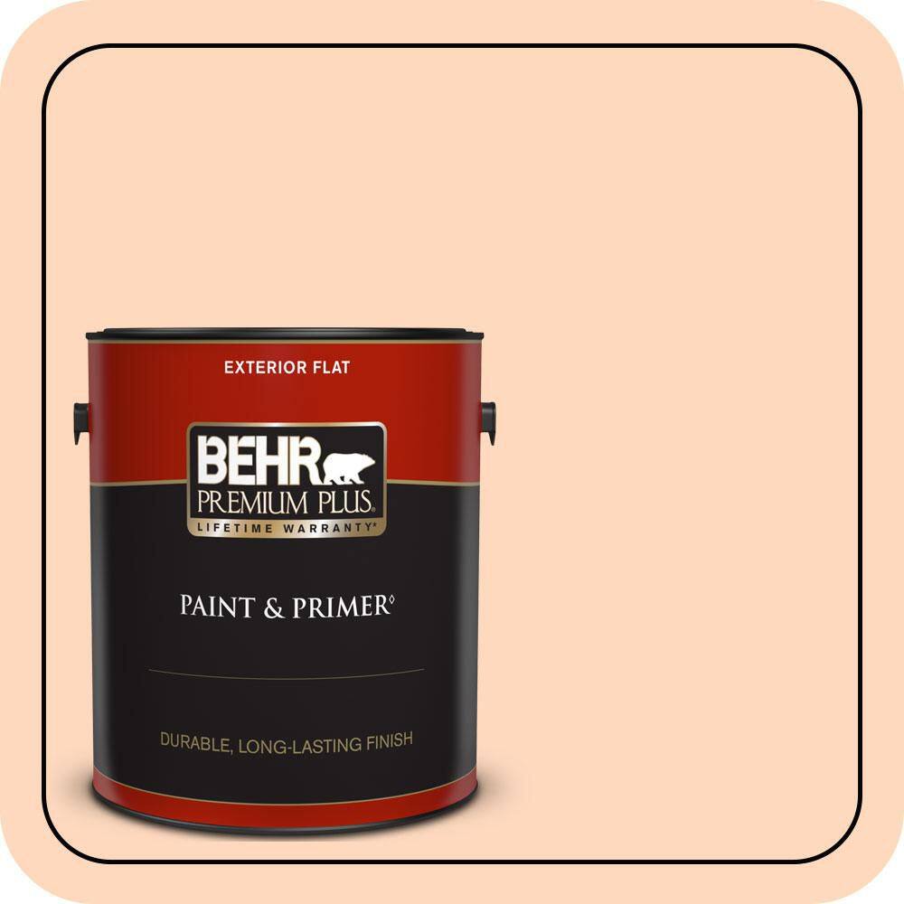 1 gal. #270C-2 Shrimp Cocktail Flat Exterior Paint & Primer price history on PriceWatchPro