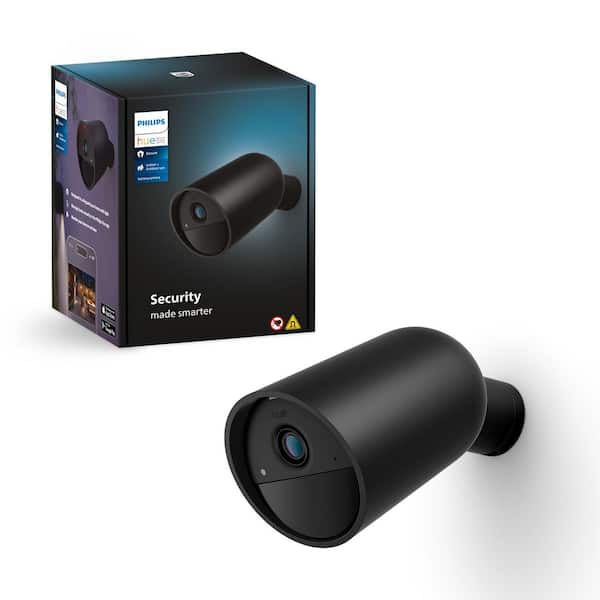 Battery Operated Security Camera Black (1-Pack)