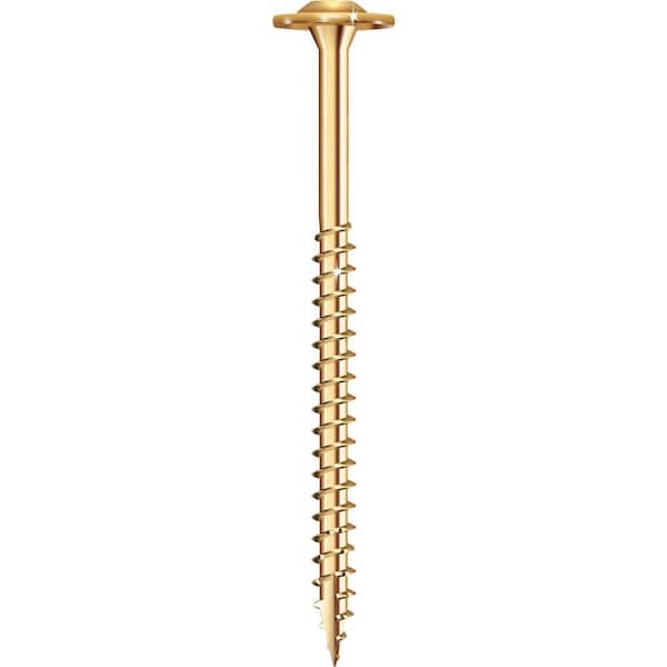 #8 x 2-1/2 in. Star Drive Low Profile Washer-Head Wood Cabinet Screw (100 per Pack)