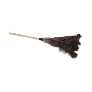 16 in. Handle Professional Ostrich Feather Duster