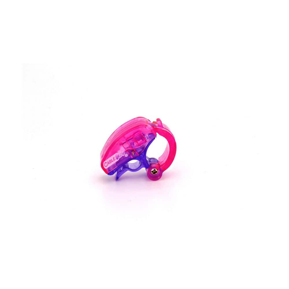 Micro 1/2 in. UV Resistant Plastic Pink Cable Clic (20-Pack) price history on PriceWatchPro