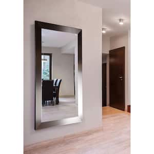 Oversized Rectangle Silver Modern Mirror (70.5 in. H x 37.5 in. W)