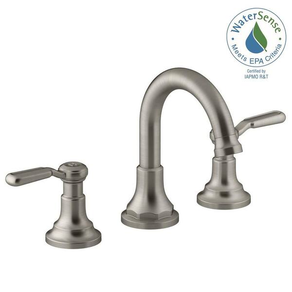 KOHLER Worth 8 in. Widespread 2-Handle Bathroom Faucet in