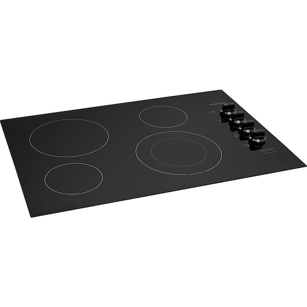 Frigidaire 30 in. 4 Element Electric Cooktop in Black with Quick Boil  Element FFEC3025UB - The Home Depot