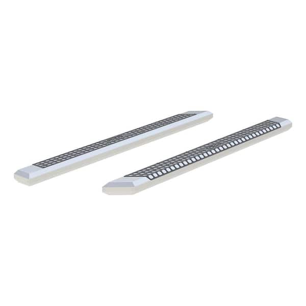 Aries AdvantEDGE 5-1/2" x 85" Chrome Aluminum Side Bars (No Brackets)